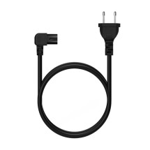 foto de CABLE ALIMENTACION AISENS ACODADO FORMA 8 CEE7/16/M-C7/H 1,8mts