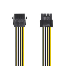 foto de CABLE ALIMENTACION AISENS 8PIN H-4+4PIN M 30CM