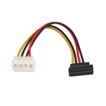 foto de CABLE AISENS SATA ALIMENTACION ACODADO MOLEX 4PIN M-SATA/H 16CM
