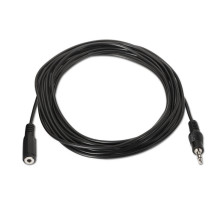 foto de CABLE AUDIO AISENS ESTEREO JACK 3.5 M-JACK 3.5 H NEGRO 1.5M