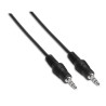 foto de CABLE AISENS AUDIO ESTEREO JACK 3.5 M-JACK 3.5 M NEGRO 3.0M
