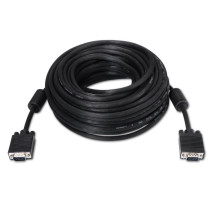 foto de CABLE AISENS SVGA CON FERRITA HDB15/M-HDB15/M NEGRO 25M