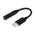 foto de CONVERSOR AISENS USB-C A AUDIO USB-C/M-JACK 3.5/H NEGRO 15CM