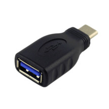 foto de ADAPTADOR AISENS USB 3.1 GEN1 5GBPS 3A TIPO USB-C M-A/H NEGRO