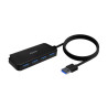 foto de HUB AISENS USB 3.0 TIPO A/M-4XTIPO A/H NEGRO 60CM