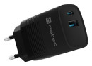 foto de CARGADOR NATEC RIBERA GAN 30W PD3.0 QC3.0 1XUSB-A + 1XUSB-C NEGRO