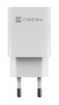 foto de CARGADOR NATEC RIBERA GAN 30W PD3.0 QC3.0 1XUSB-A + 1XUSB-C BLANCO