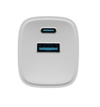 foto de CARGADOR NATEC RIBERA GAN 30W PD3.0 QC3.0 1XUSB-A + 1XUSB-C BLANCO