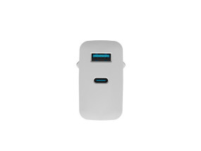 foto de CARGADOR NATEC RIBERA GAN 45W PD3.0 QC3.0 1XUSB-A + 1XUSB-C BLANCO
