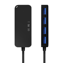 foto de HUB AISENS USB 3.1 USB-C USB-C/M-4XTIPO A/H NEGRO 15CM