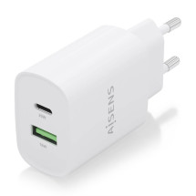 foto de CARGADOR AISENS 20W 1XUSB-C PD3.0 1XUSB-A QC3.0 BLANCO