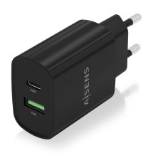 foto de CARGADOR AISENS 20W 1XUSB-C PD3.0 1XUSB-A QC3.0 NEGRO