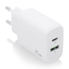 foto de CARGADOR AISENS 25W 1XUSB-C PD3.0 1XUSB-A QC3.0 BLANCO