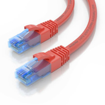 foto de CABLE RED AISENS LATIGUILLO RJ45 CAT.6 UTP AWG26 CCA ROJO 3.0M