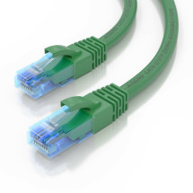foto de CABLE RED AISENS LATIGUILLO RJ45 CAT.6 UTP AWG26 CCA VERDE 0.5M