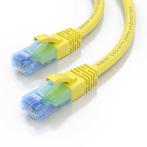 foto de CABLE RED AISENS LATIGUILLO RJ45 CAT.6 UTP AWG26 CCA AMARILLO 30CM