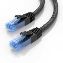 foto de CABLE RED AISENS LATIGUILLO RJ45 CAT.6 UTP AWG26 CCA NEGRO 0.5M