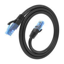 foto de CABLE RED AISENS LATIGUILLO RJ45 CAT.6 UTP AWG26 CCA NEGRO 0.75M