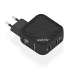 foto de CARGADOR AISENS GAN 100W 3XUSB-C PD3.0 QC4.0 1XUSB-A QC3.0 NEGRO