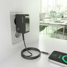 foto de CARGADOR AISENS GAN 45W PD3.0 1XUSB-C 1.8M NEGRO