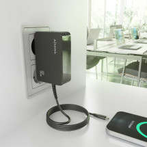 foto de CARGADOR AISENS GAN 90W PD3.0 1XUSB-C 1.8M NEGRO
