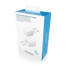 foto de CARGADOR AISENS GAN 35W 1XUSB-C PD3.0 QC4.0 BLANCO