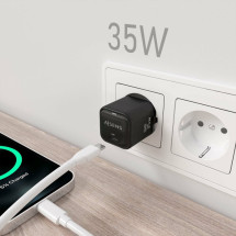 foto de CARGADOR AISENS GAN 35W 1XUSB-C PD3.0 QC4.0 NEGRO