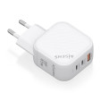 foto de CARGADOR AISENS GAN 65W 2XUSB-C PD3.0 QC4.0 1XUSB-A QC3.0 BLANCO