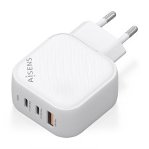 foto de CARGADOR AISENS GAN 65W 2XUSB-C PD3.0 QC4.0 1XUSB-A QC3.0 BLANCO