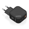 foto de CARGADOR AISENS GAN 65W 2XUSB-C PD3.0 QC4.0 1XUSB-A QC3.0 NEGRO