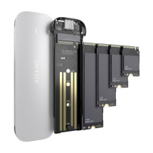 foto de CARCASA HDD AISENS ASM2-025SL M.2 PLATA