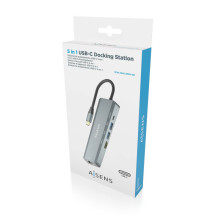 foto de HUB AISENS 5 EN 1 USB-C A 1XHDMI 1XRJ45 2XUSB 1XPD 15CM