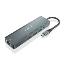 foto de HUB AISENS 5 EN 1 USB-C A 1XHDMI 1XRJ45 2XUSB 1XPD 15CM
