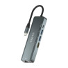foto de HUB AISENS 5 EN 1 USB-C A 1XHDMI 1XRJ45 2XUSB 1XPD 15CM