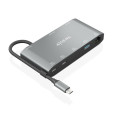 foto de USB-C DOCK AISENS 8 EN 1 HDMI VGA RJ45 2XUSB-A 2XUSB-C 5G USB-C PD