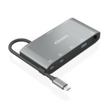 foto de USB-C DOCK AISENS 8 EN 1 HDMI VGA RJ45 2XUSB-A 2XUSB-C 5G USB-C PD