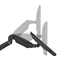 foto de SOPORTE PARED AISENS CONTRAPESO TV 9KG (3 PIVOTES 2 BRAZOS) 17-32 NEGRO