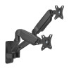 foto de SOPORTE PARED AISENS CONTRAPESO TV 9KG (3 PIVOTES 2 BRAZOS) 17-32 NEGRO
