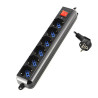 foto de REGLETA EWENT 6 SALIDAS AC 1,5m NEGRO