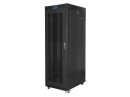 foto de ARMARIO LANBERG RACK 19 27U 800X1200 PUERTA MESH CON LCD FLAT PACK NEGRO