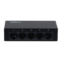 foto de SWITCH IT DAHUA SH-SF1005 PORT MANAGED GIGABIT SWITCH 5 PORTS