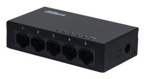 foto de SWITCH IT DAHUA SH-SF1005 PORT MANAGED GIGABIT SWITCH 5 PORTS