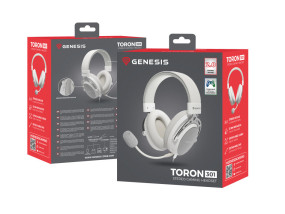 foto de AURICULARES GAMING GENESIS TORON 301 BLANCO