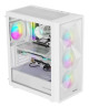 foto de CAJA GAMING GENESIS DIAXID 605 ARGB ATX MEDIATORRE 1XUSB-C 2XUSB3.0 WH SIN PSU