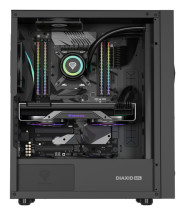 foto de CAJA GAMING GENESIS DIAXID 605F ATX MEDIATORRE 1XUSB-C 2XUSB3.0 NEGRO SIN FUENTE