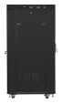 foto de ARMARIO LANBERG RACK 19 27U 600X800 FLAT PACK PUERTA MESH NEGRO CON LCD