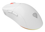 foto de RATON GAMING GENESIS ZIRCON XIII CUSTOMIZABLE INALAMBRICO 26000 DPI BLANCO