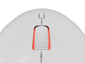 foto de RATON GAMING GENESIS ZIRCON XIII CUSTOMIZABLE INALAMBRICO 26000 DPI BLANCO