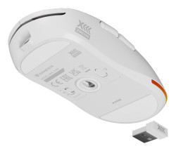 foto de RATON GAMING GENESIS ZIRCON XIII CUSTOMIZABLE INALAMBRICO 26000 DPI BLANCO