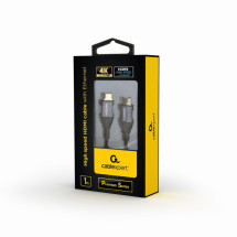 foto de CABLE HDMI 2.0 4K 60HZ GEMBIRD CCBP-HDMI-1M PREMIUM TRENZADO ETHERNET 1M NEGRO